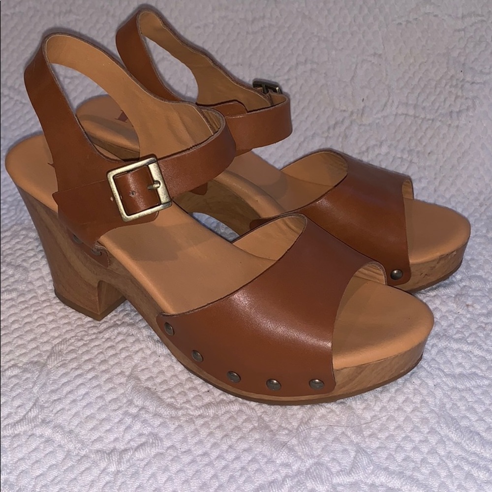 Sz 7.5 brown clog sandal Korks by Kork-Ease